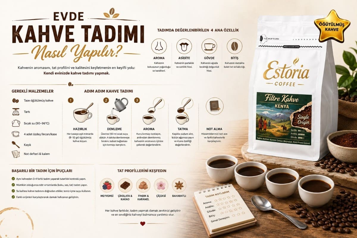 Evde Kahve Tadımı Nasıl Yapılır?