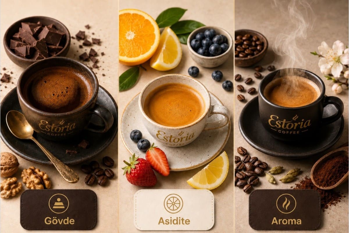 Kahvede Gövde, Asidite ve Aroma Ne Demektir?