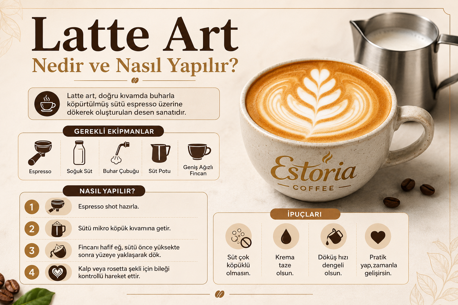 Latte Art Nedir ve Nasıl Yapılır?