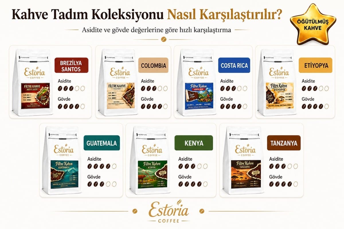 Kahve Tadım Koleksiyonu Nasıl Karşılaştırılır?